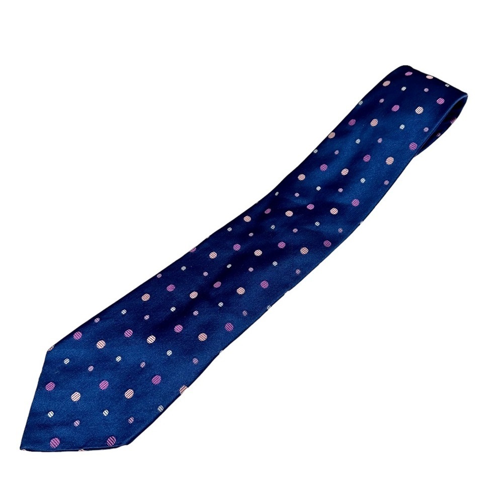 Balmain Paris Polka‎ Dot Silk Tie